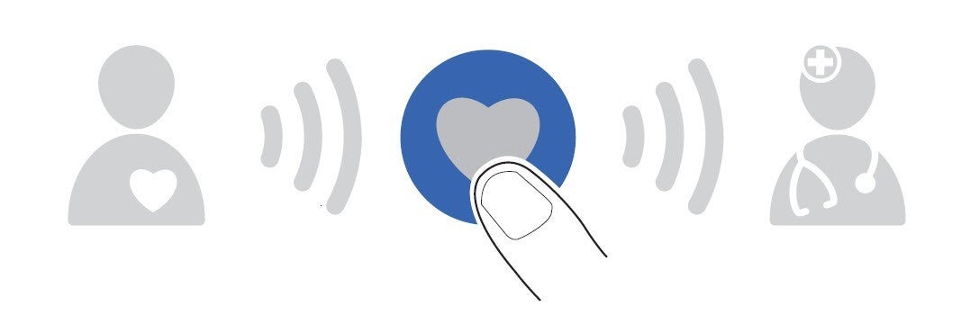 press the heart button