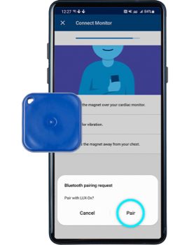 screen prompt to allow Bluetooth pairing