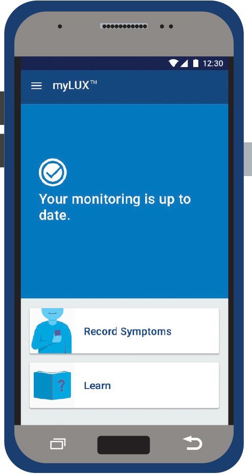 screen prompt with your monitoring is up to date