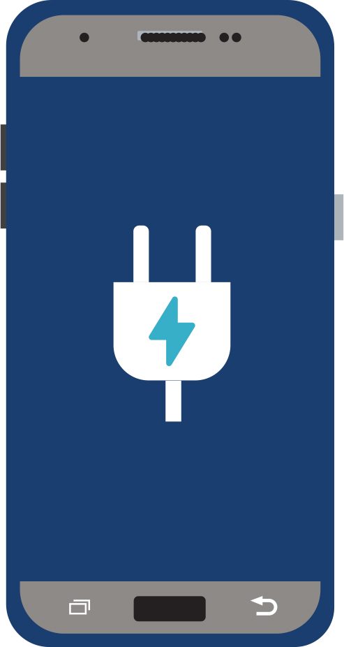 screenshot of phone charging